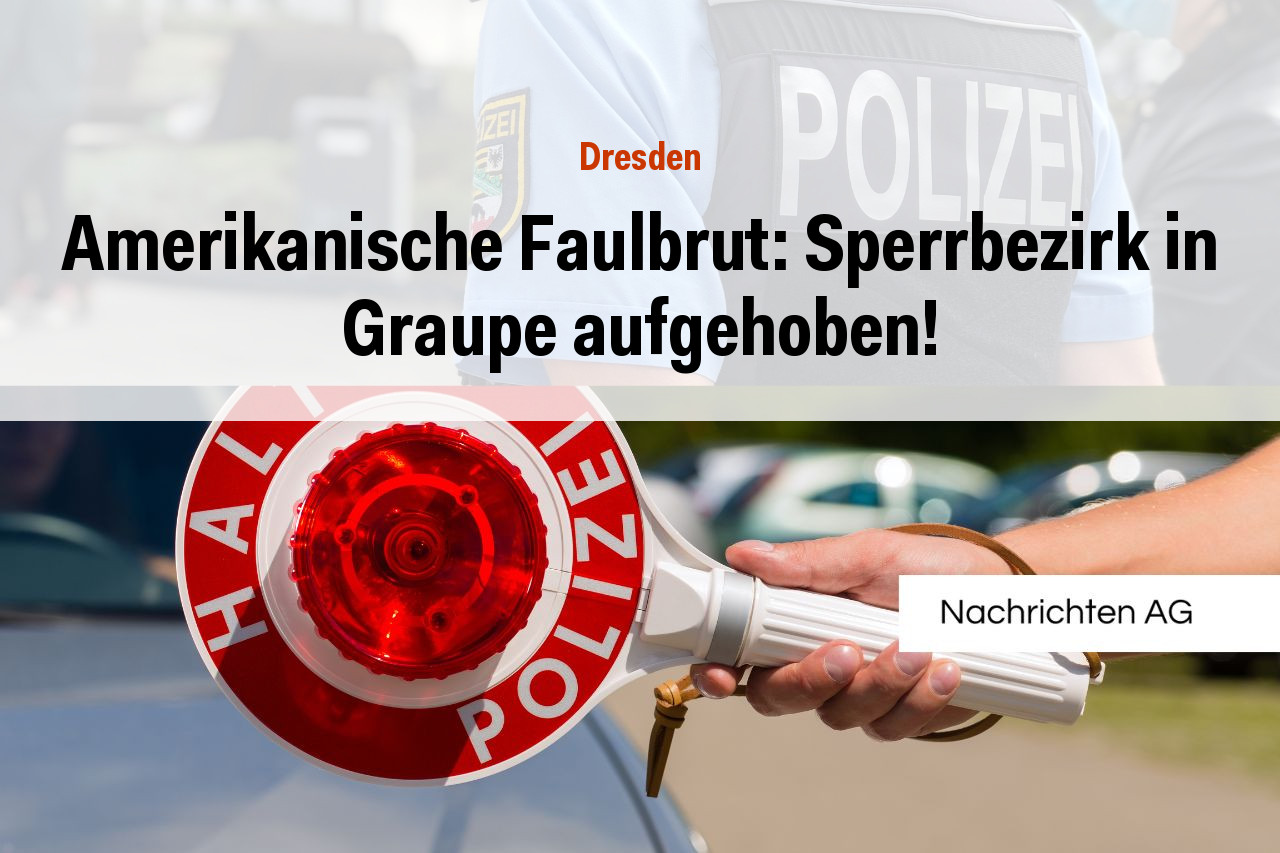 Amerikanische Faulbrut: Sperrbezirk in Graupe aufgehoben!